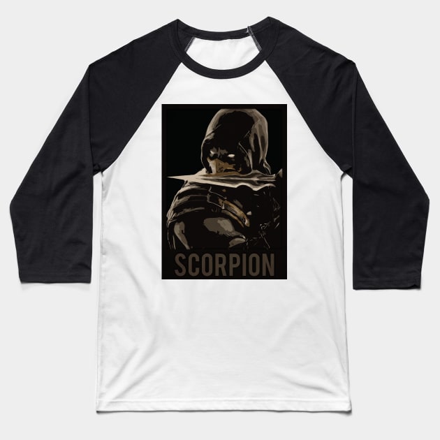 Scorpion Baseball T-Shirt by Durro